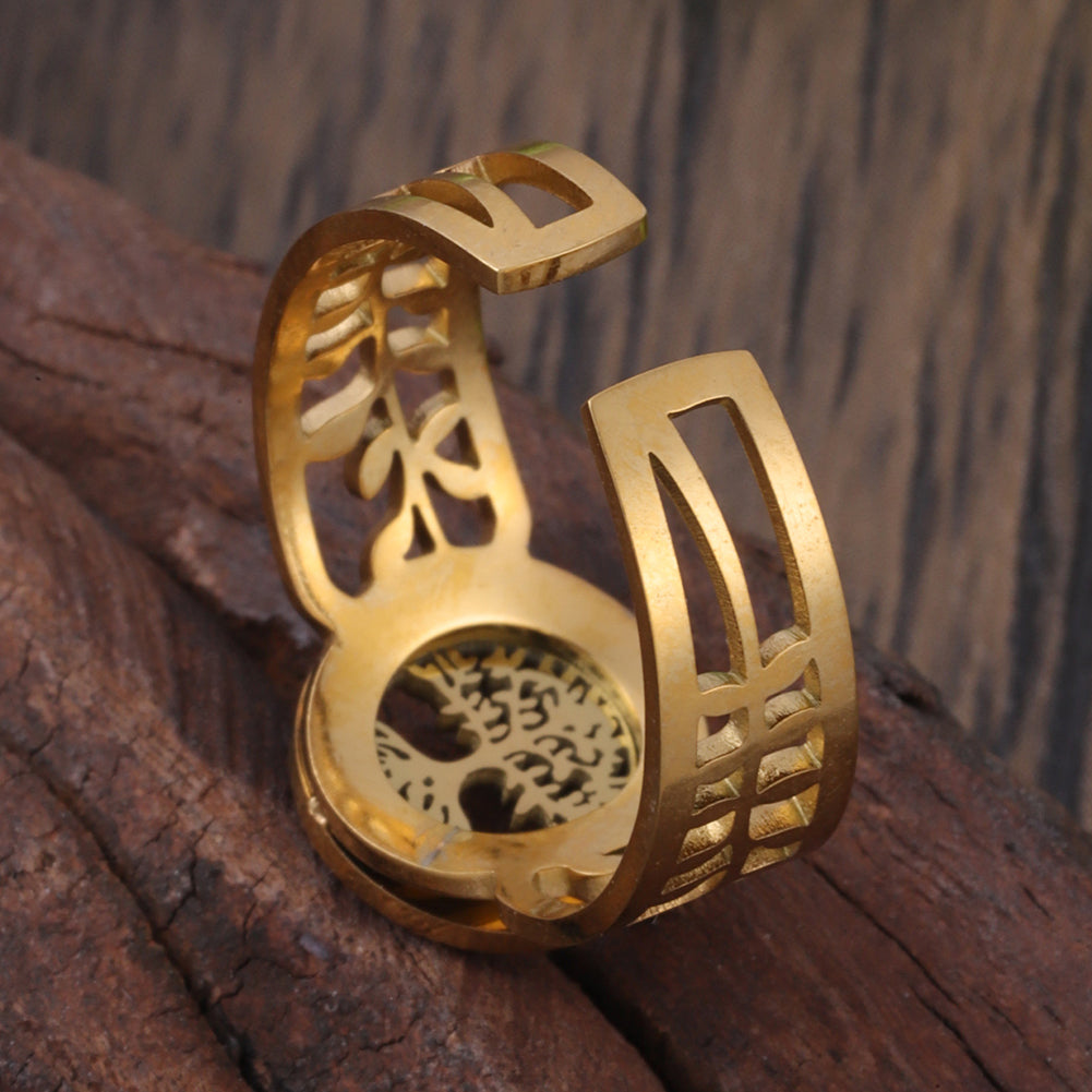 Tree of Life Adjustable Ring
