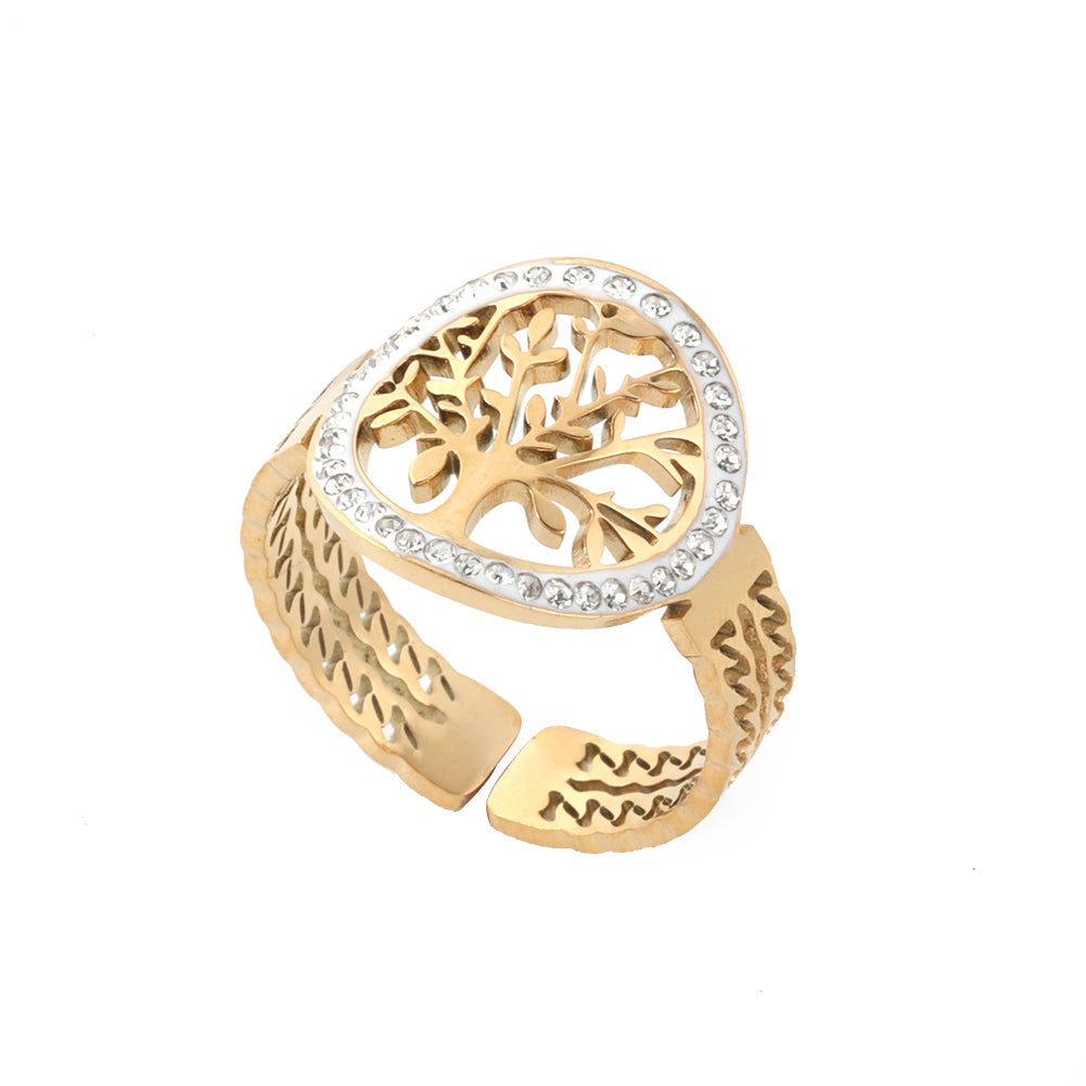 Tree of Life Adjustable Ring