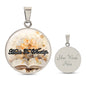 Made To Worship Circle Faith Pendant Necklace 3