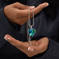 Aurora Heart Pendant Necklace: A Celestial Symbol of Love