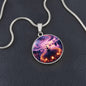 Serenity Meditation Pendant Necklace: Symbol of Peace and Balance