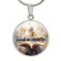 Made To Worship Circle Faith Pendant Necklace 2