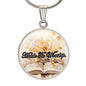 Made To Worship Circle Faith Pendant Necklace 3