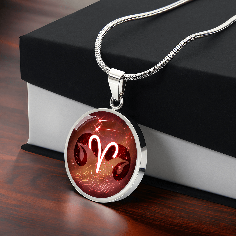 Aries Zodiac Constellation Pendant Necklace