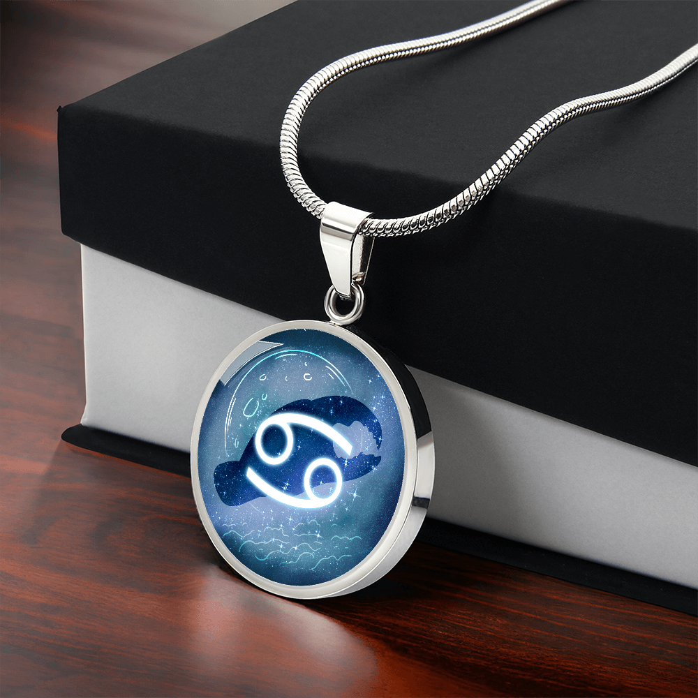 Cancer Zodiac Constellation Pendant Necklace