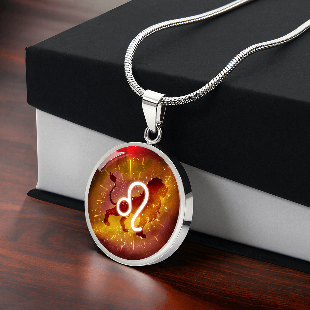 Leo Zodiac Constellation Pendant Necklace