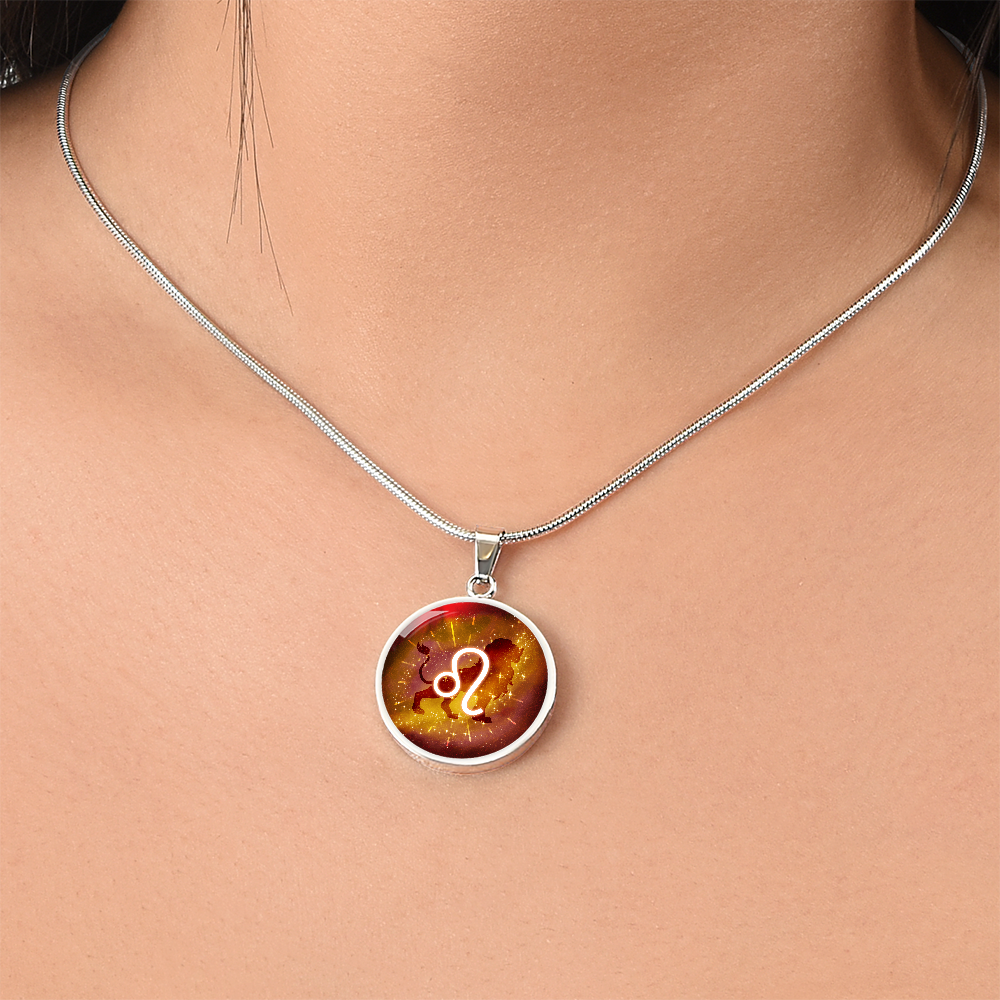 Leo Zodiac Constellation Pendant Necklace