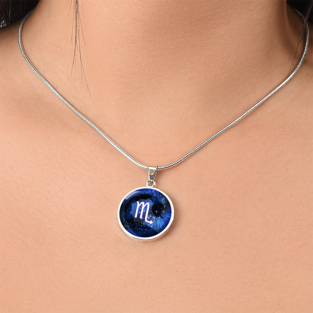 Scorpio Zodiac Constellation Pendant Necklace