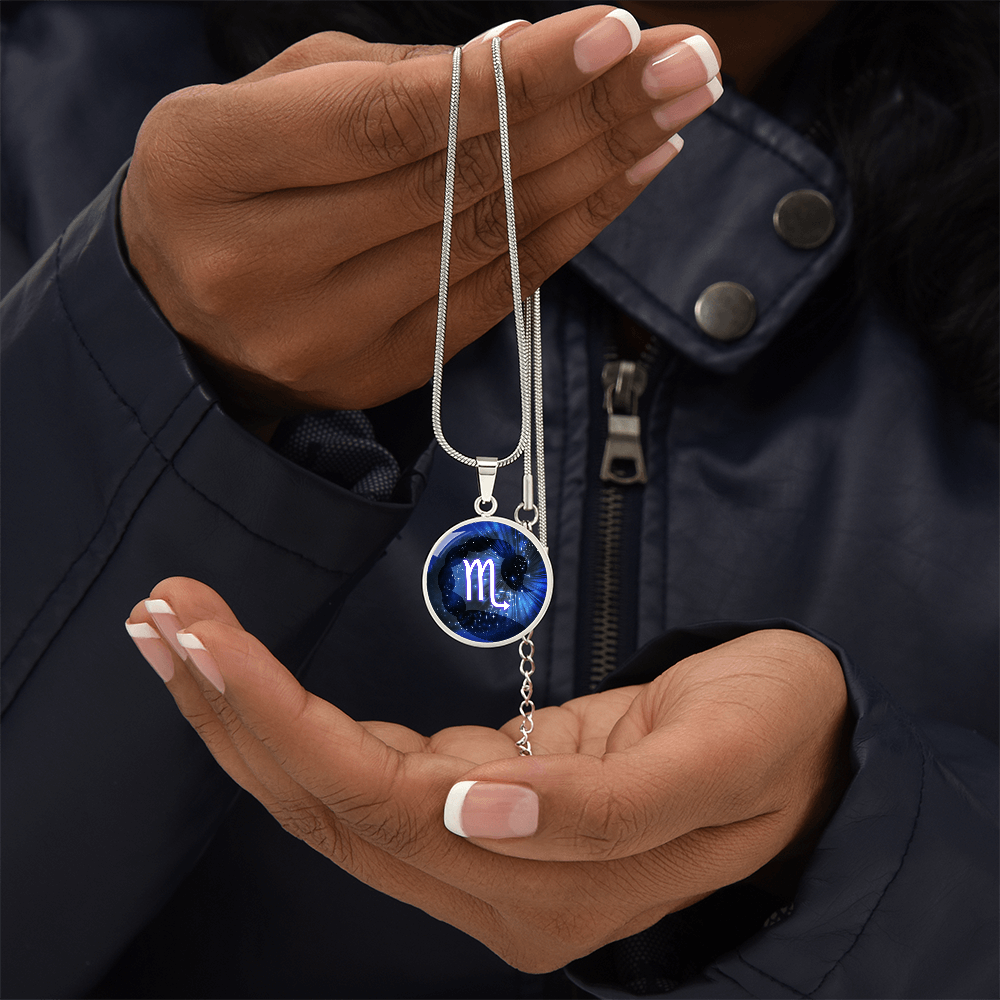 Scorpio Zodiac Constellation Pendant Necklace
