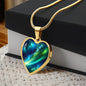 Aurora Heart Pendant Necklace: A Celestial Symbol of Love