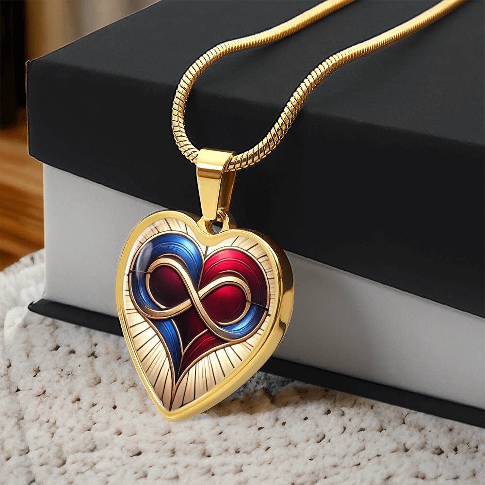 The Infinity Heart Luxury Pendant Necklace