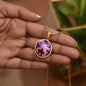 Serenity Meditation Pendant Necklace: Symbol of Peace and Balance