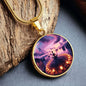 Serenity Meditation Pendant Necklace: Symbol of Peace and Balance