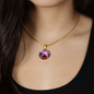 Serenity Meditation Pendant Necklace: Symbol of Peace and Balance