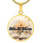 Made To Worship Circle Faith Pendant Necklace 3