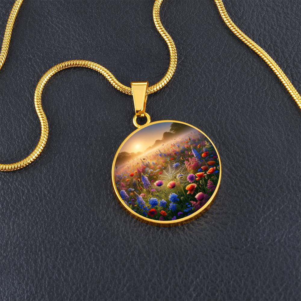 The First Light Circle Pendant Necklace