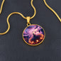 Serenity Meditation Pendant Necklace: Symbol of Peace and Balance