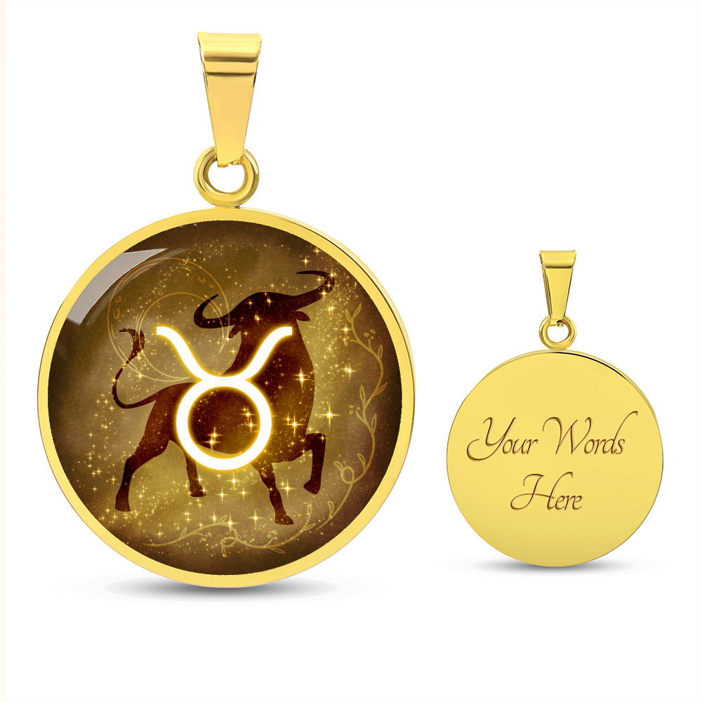 Taurus Zodiac Constellation Pendant Necklace