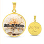 Made To Worship Circle Faith Pendant Necklace 3