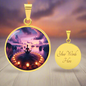 Serenity Meditation Pendant Necklace: Symbol of Peace and Balance