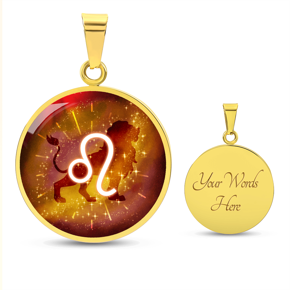 Leo Zodiac Constellation Pendant Necklace