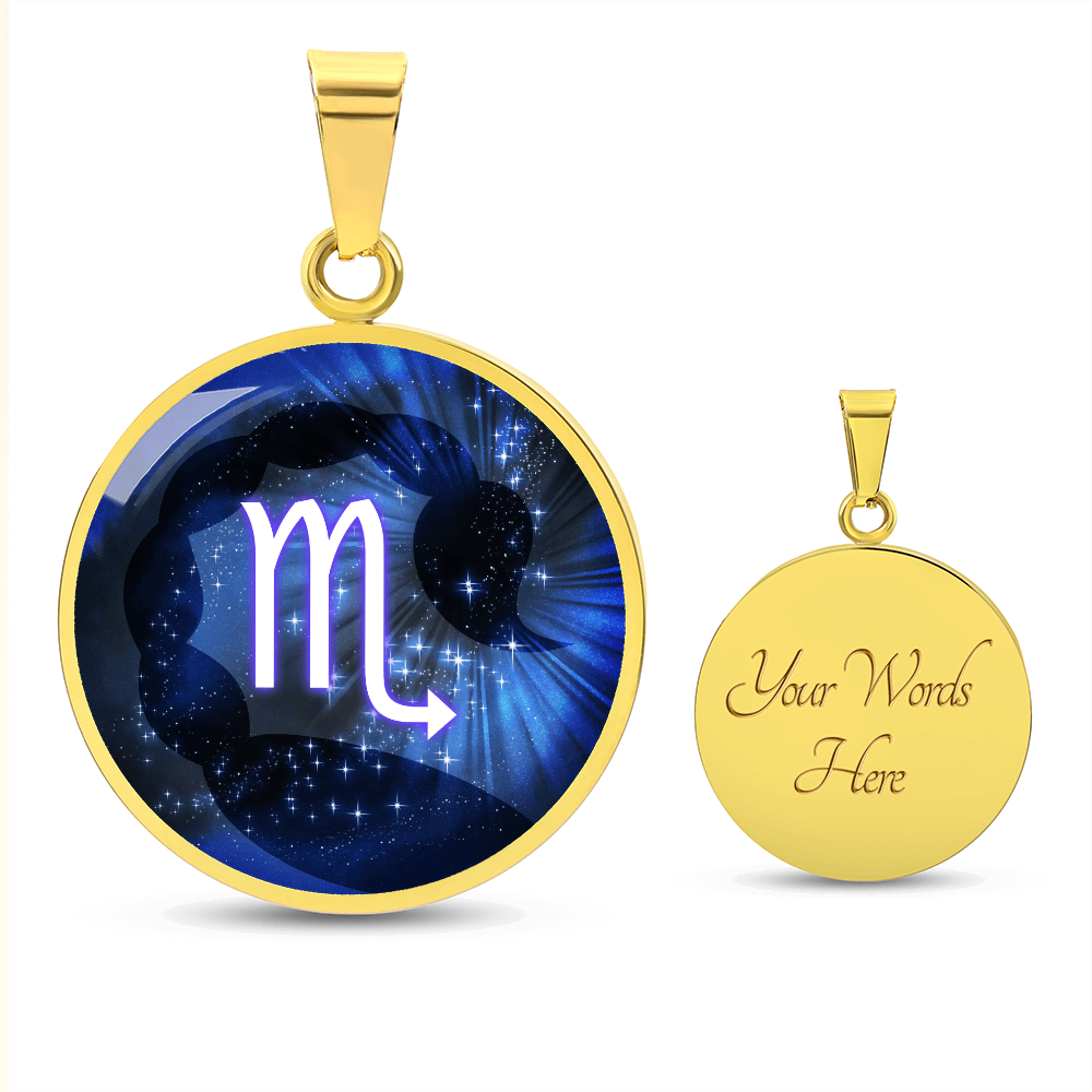 Scorpio Zodiac Constellation Pendant Necklace