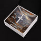 Faith Personalized Steel Cross Necklace on Cuban Chain 9