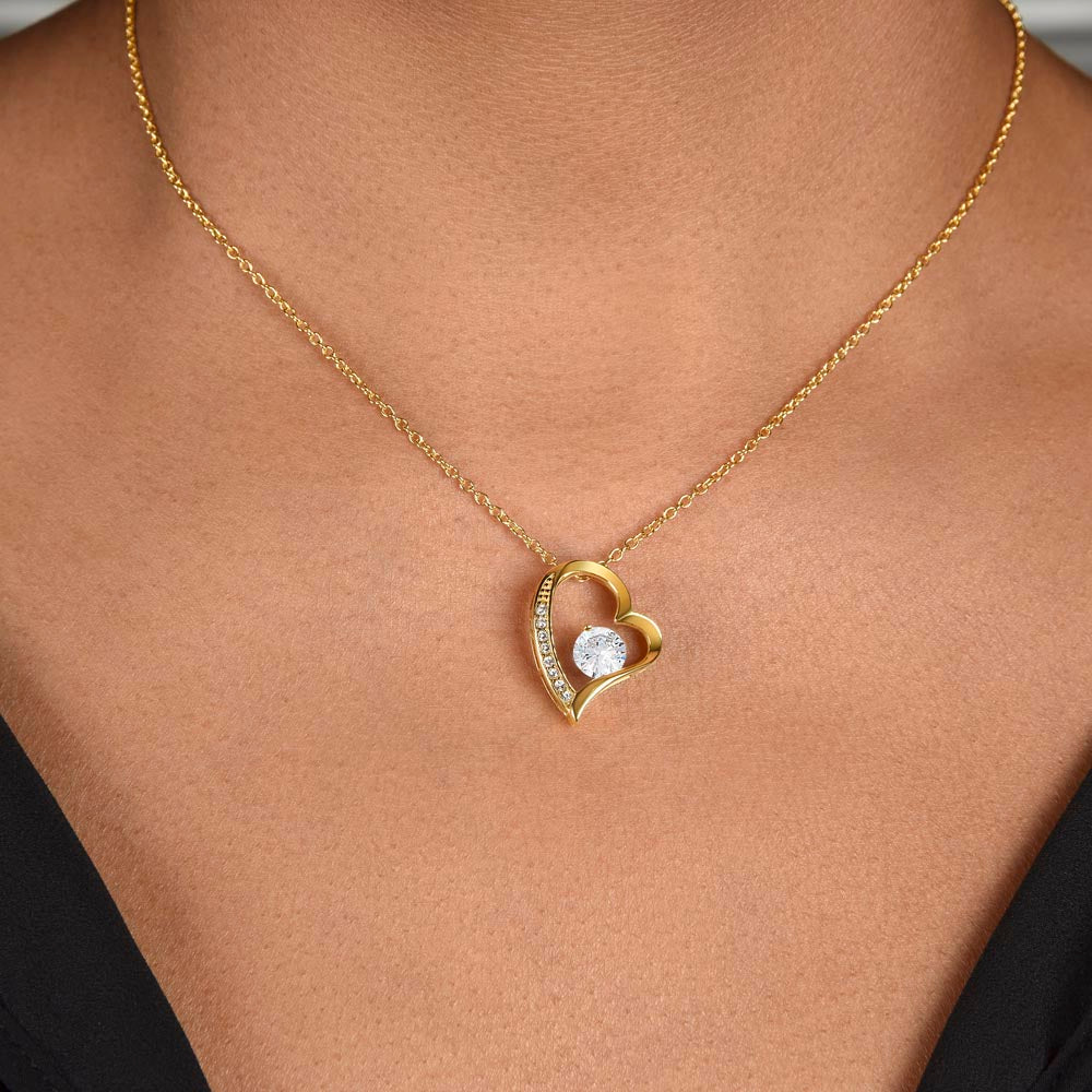 To My Soulmate - Meeting Was Fate Heart Necklace