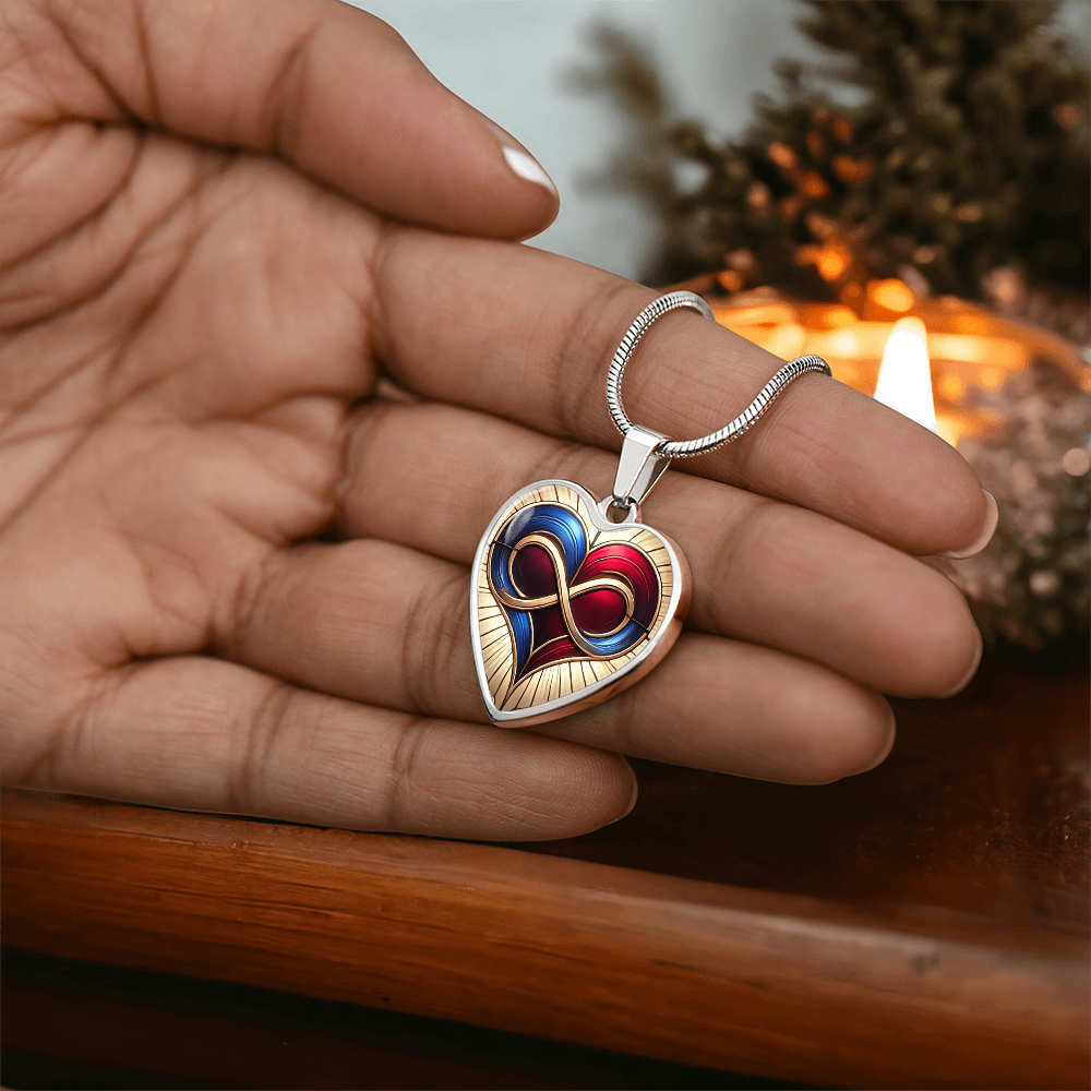The Infinity Heart Luxury Pendant Necklace