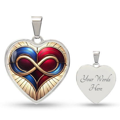 The Infinity Heart Luxury Pendant Necklace