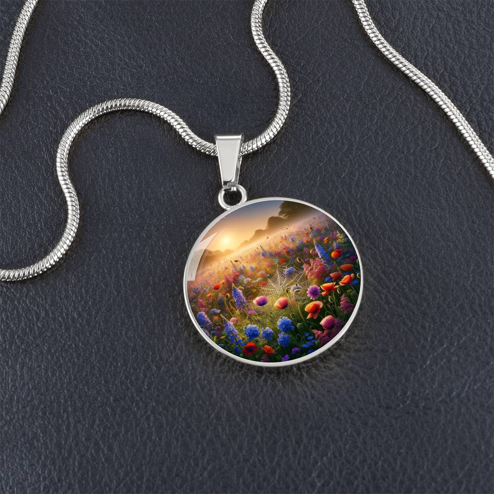 The First Light Circle Pendant Necklace