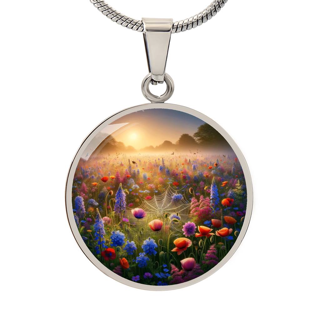 The First Light Circle Pendant Necklace