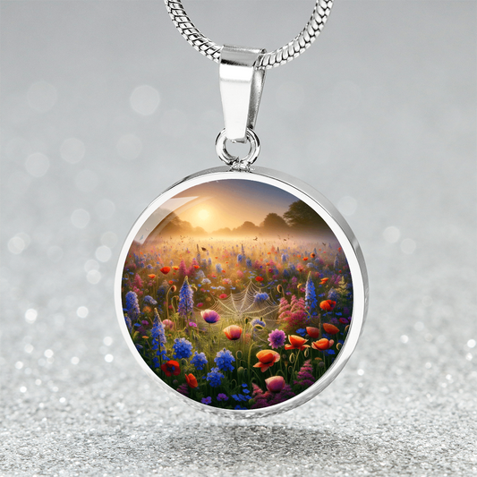 The First Light Circle Pendant Necklace