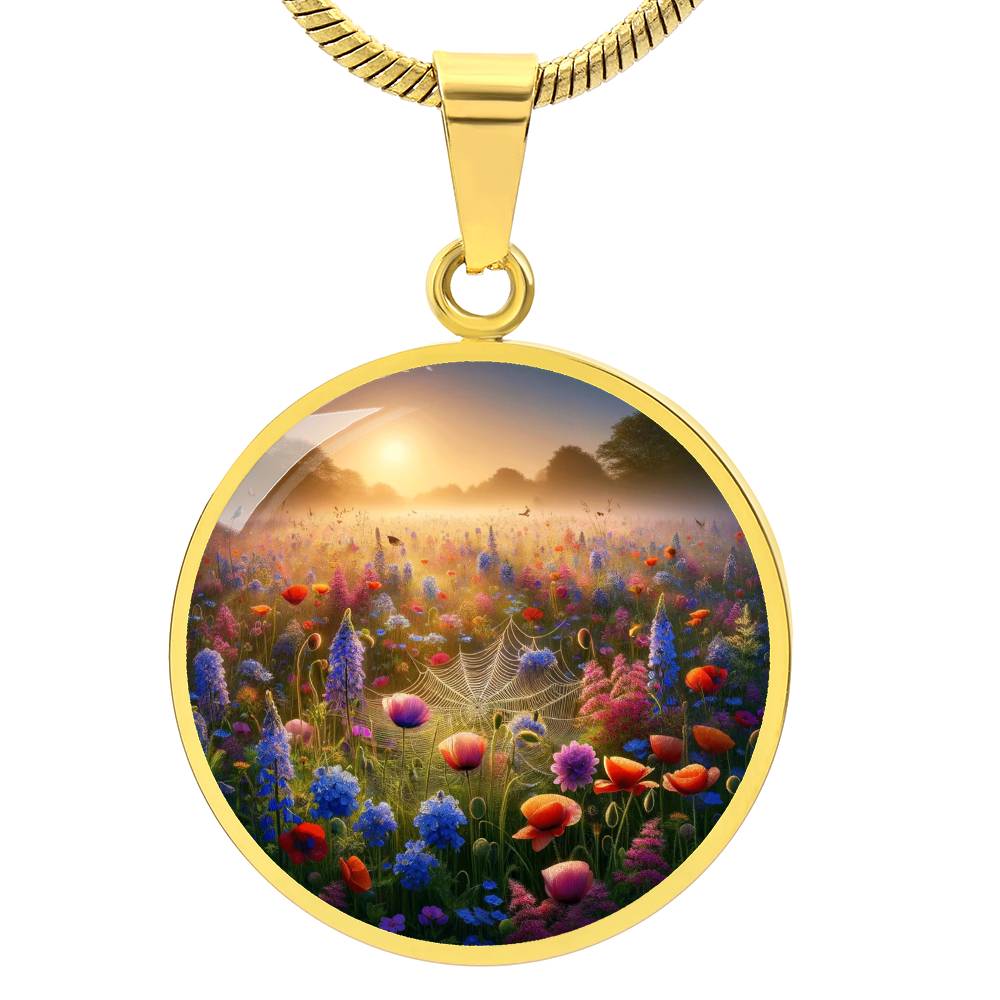 The First Light Circle Pendant Necklace