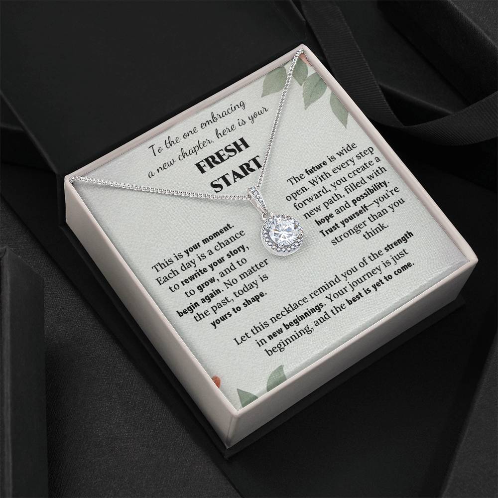 A New Chapter Fresh Start Necklace