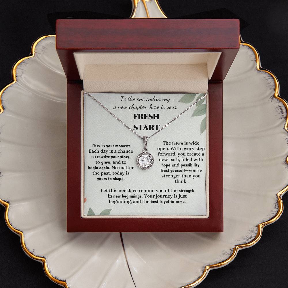 A New Chapter Fresh Start Necklace