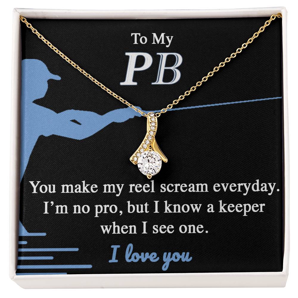 To My PB I Love You Pendant Necklace