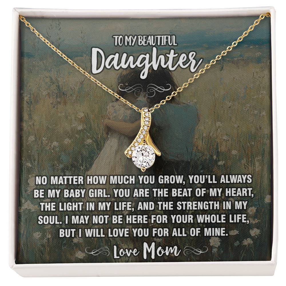 Always My Baby Girl Mom To Daughter Pendant Necklace