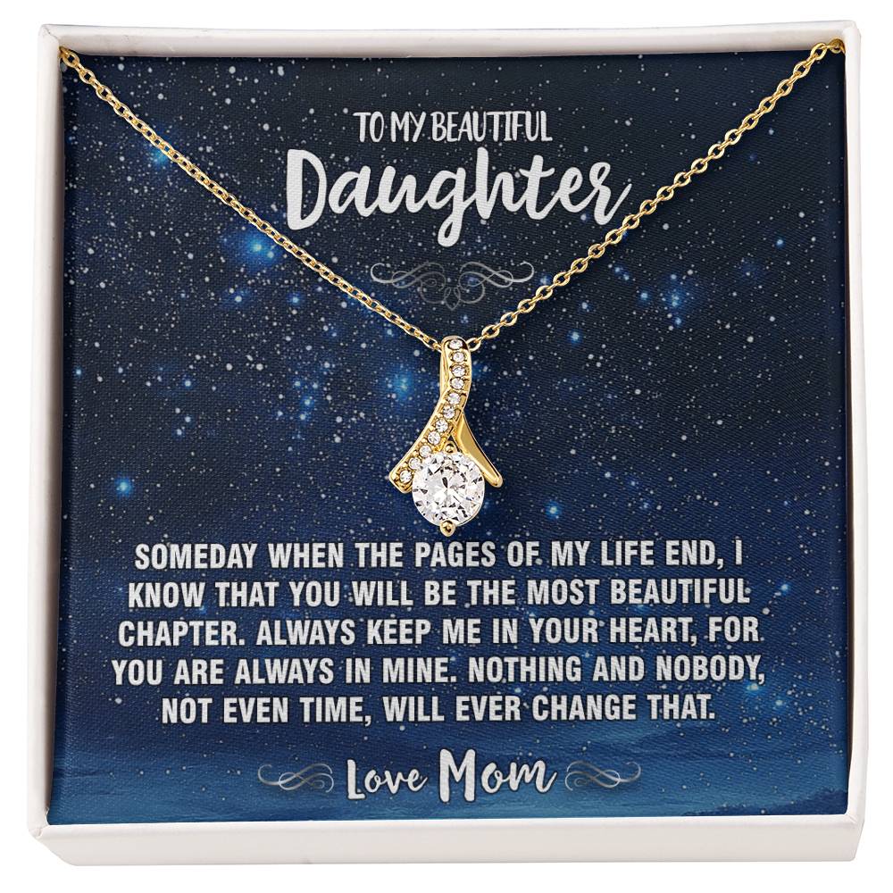 The Beautiful Chapter Mom To Daughter Pendant Necklace
