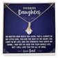 Father To Daughter - Forever My Little Girl Pendant Necklace