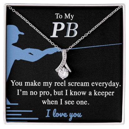 To My PB I Love You Pendant Necklace