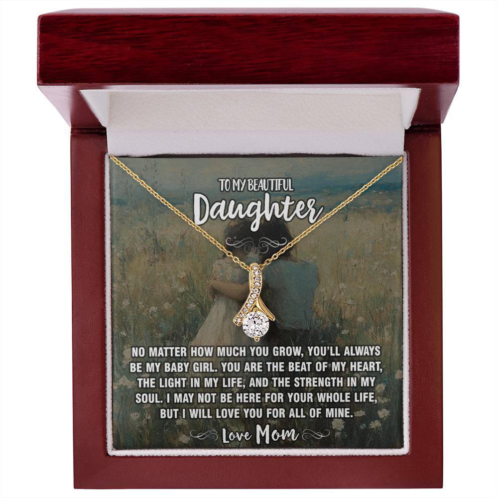 Always My Baby Girl Mom To Daughter Pendant Necklace