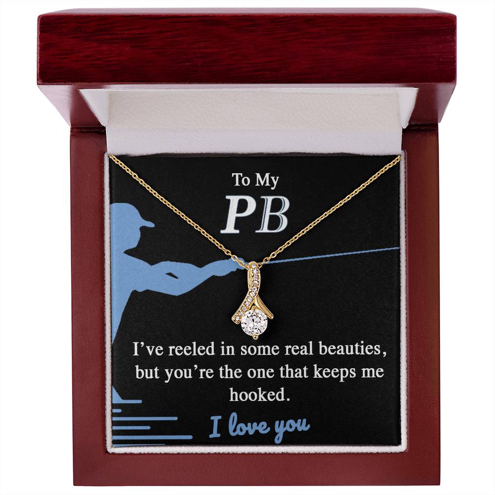 To My PB Reeled In Pendant Necklace
