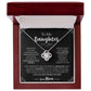 Love You Forever Mom To Daughter Pendant Necklace