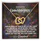 Pages of Life Grandma To Granddaughter Hearts Necklace 2