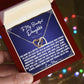 A Better Person - To Daughter From Mom Interlocking Heart Necklace