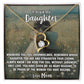 Here For You Mom To Daughter Pendant Necklace